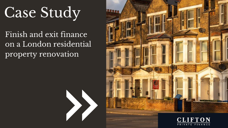 Bridging finance case study on a london property renovation